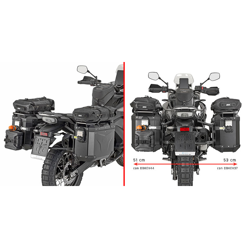 Portavaligie Laterale Givi PLO9227CAM