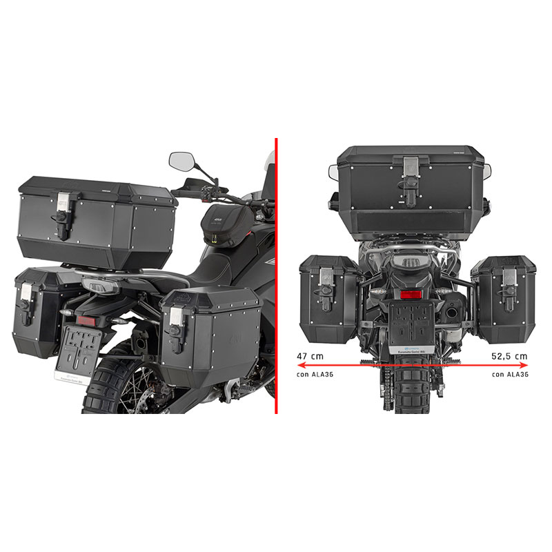 Portavaligie Laterale Givi PLO9227MK