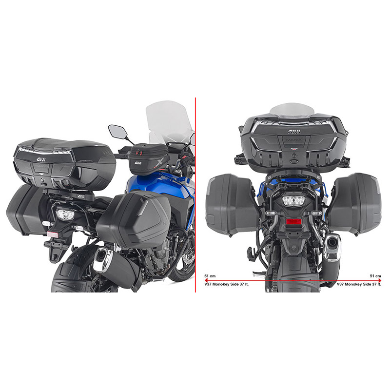 Portavaligie Laterale Givi PLX3125