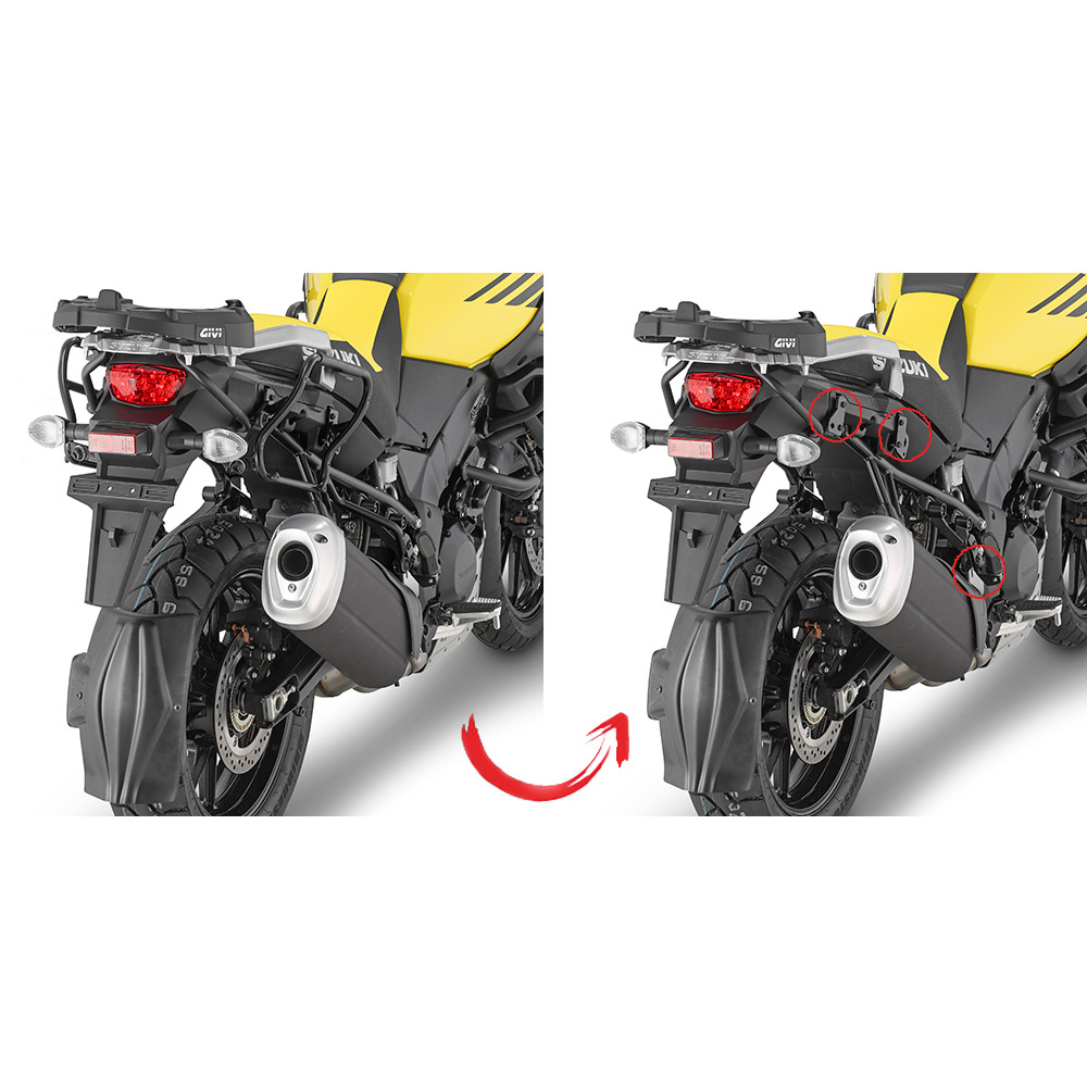 Portavaligie Laterale Givi PLXR3114 Suzuki V Strom