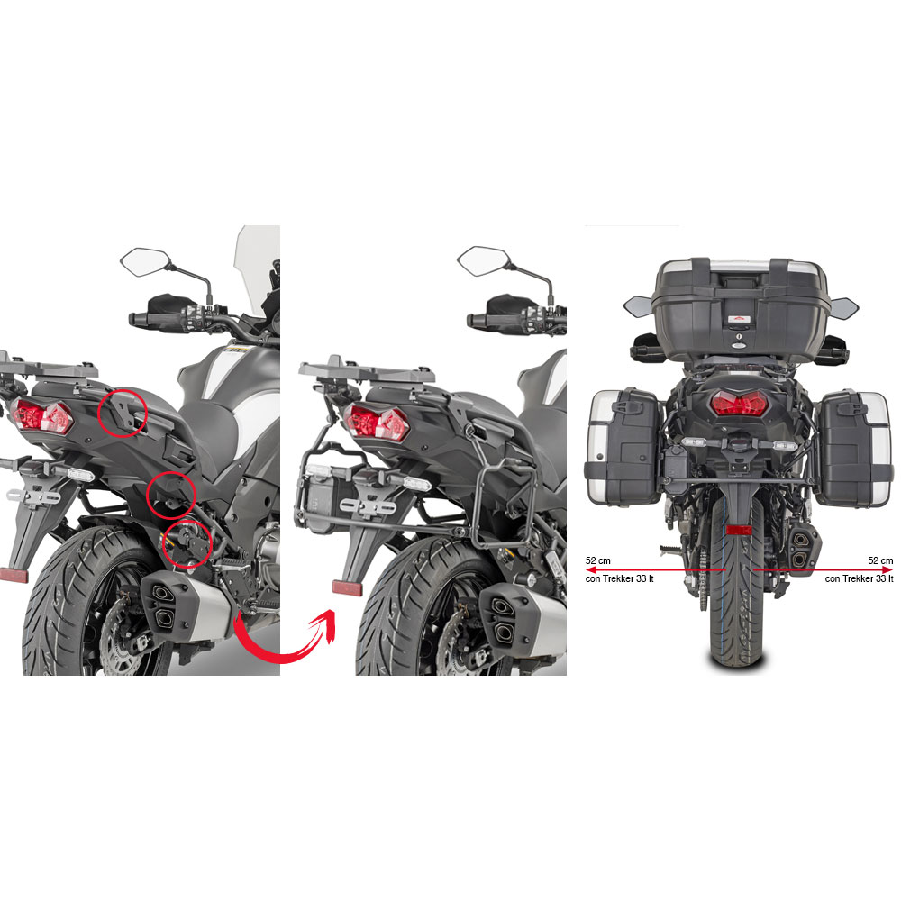 Givi Side Holders Kawasaki Versys 1000