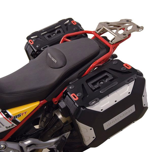 Portapacchi Laterali Isotta Moto Guzzi V85TT nero
