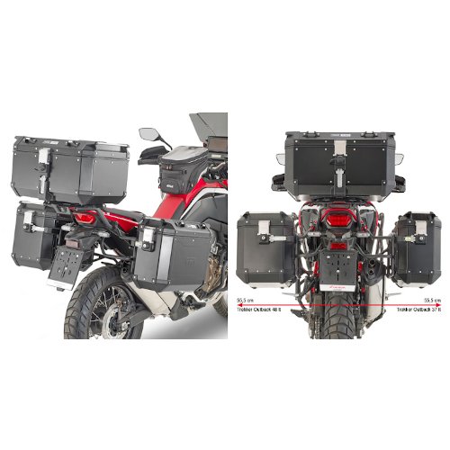 Portavaligie Laterale Kappa KLO1179CAM CRF1100L