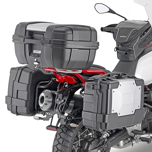 Porte valises Latérales Kappa Monokey Moto Guzzi V85TT