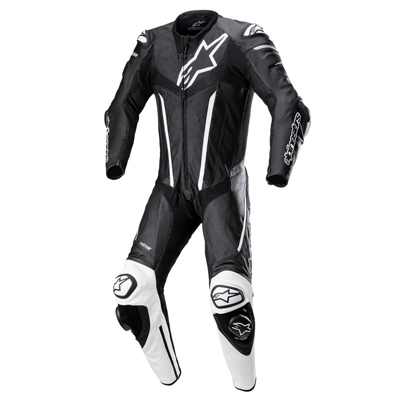 Tuta Intera Alpinestars Fusion nero bianco