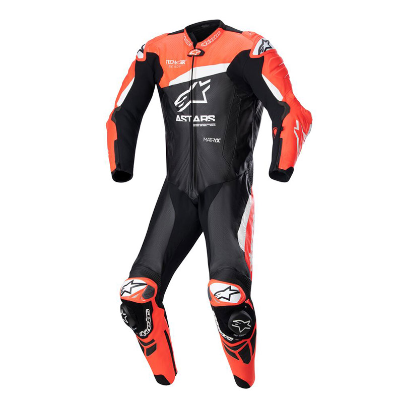 Tuta Alpinestars Gp Plus V4 nero rosso bianco