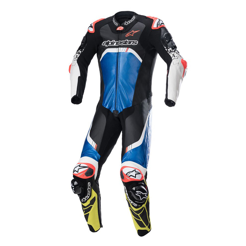 Tuta Alpinestars GP Tech V4 nero blu giallo