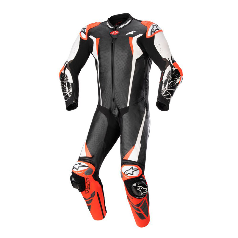 Tuta Alpinestars Racing Absolute V2 bianco rosso