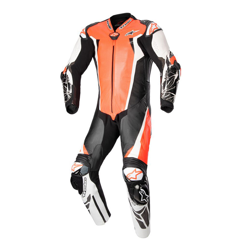 Tuta Alpinestars Racing Absolute V2 rosso fluo