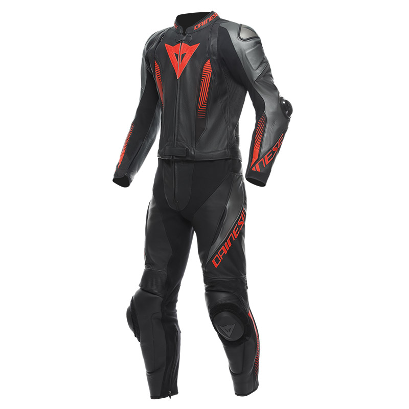 Tuta Dainese Laguna Seca 5 2 PCS nero rosso