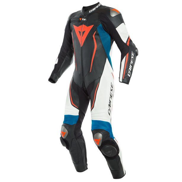 Dainese Misano 2 D-air® Perforated Black White Blue