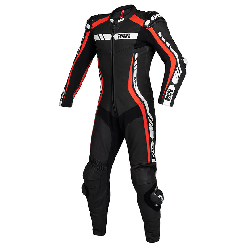 Tuta IXS Sport LD RS-800 1.0 nero rosso bianco