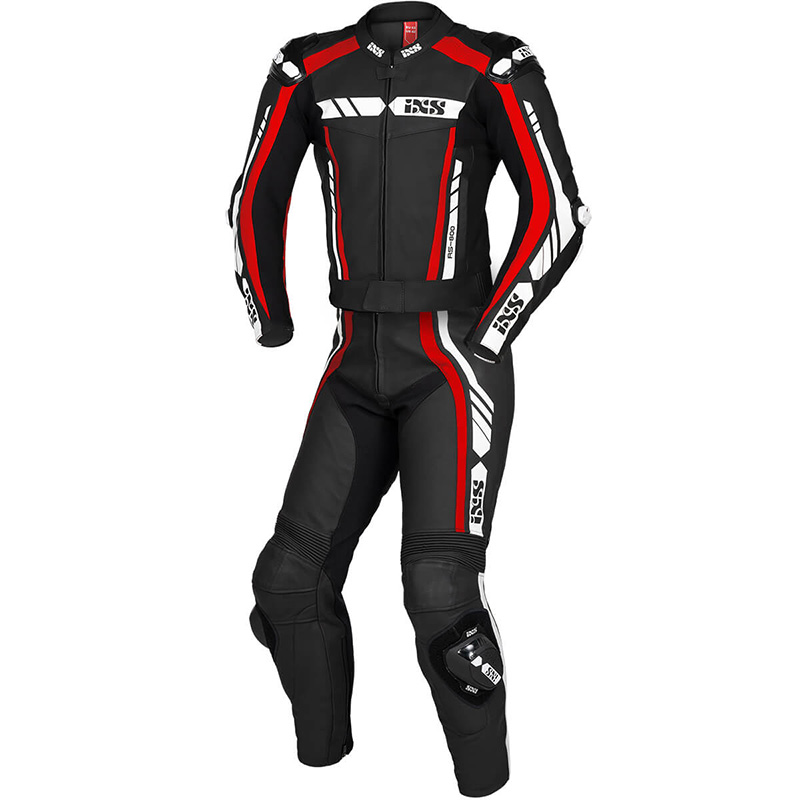 Tuta IXS Sport LD RS-800 1.0 2PCS nero rosso