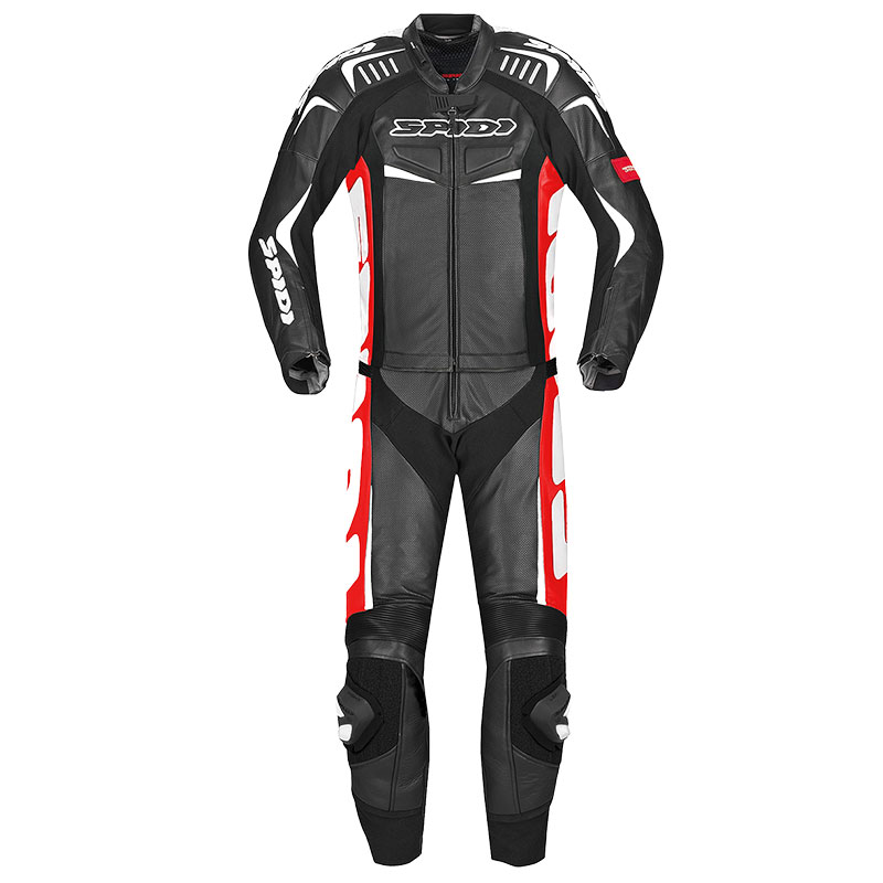 Spidi Track Touring Suit 2pc Black Red Motostorm Spidi Track Touring Suit 2pc Black Red