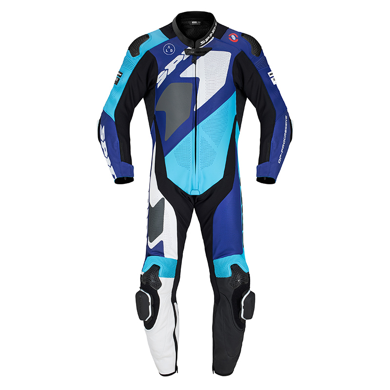 Traje Spidi Gran Premio Perforada Pro blanco azul