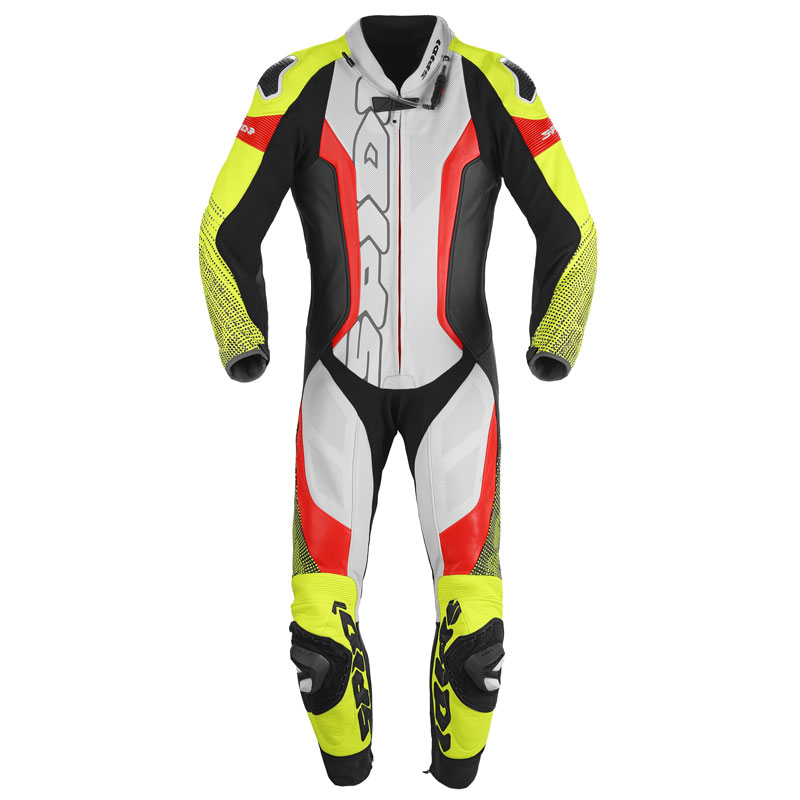 Tuta Spidi Supersonic Perforated Pro giallo rosso fluo