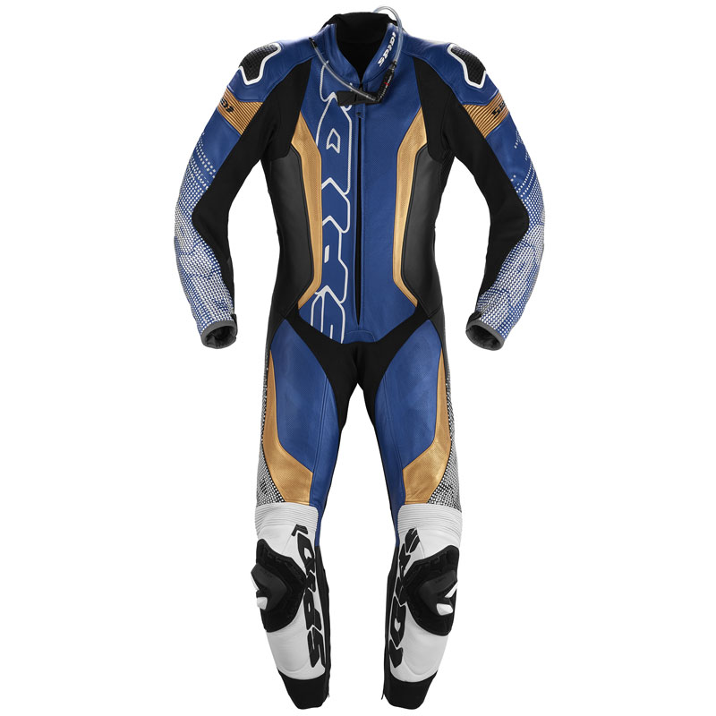 Tuta Spidi Supersonic Perforated Pro blu oro