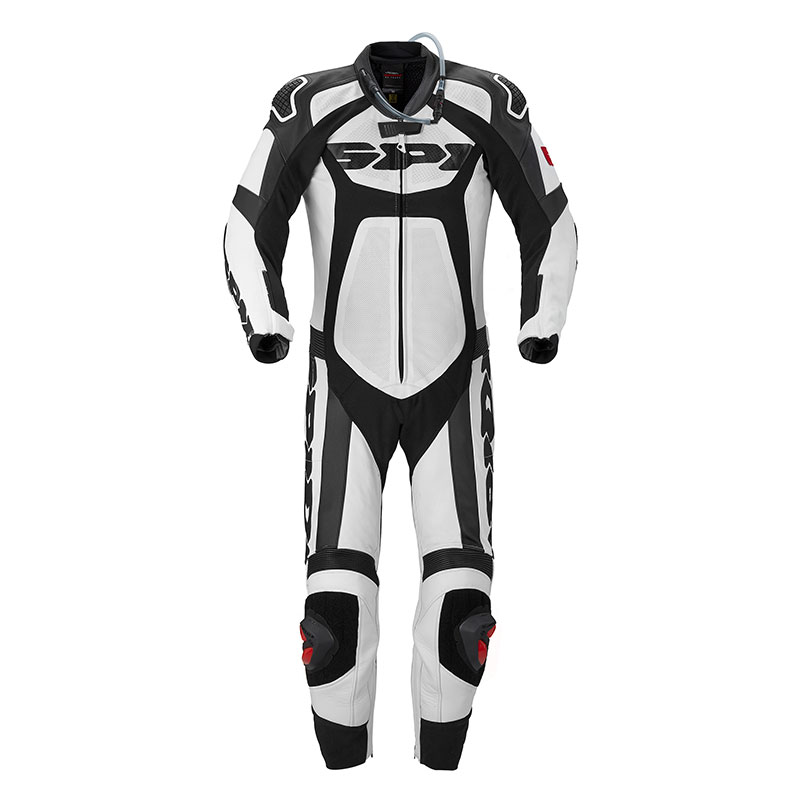 Spidi Track Wind Replica Evo Motorcycle Racing Leather Suit Red/White