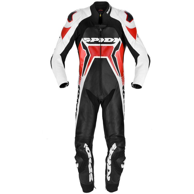Spidi Warrior 2 Wind Pro Leather Suit Red