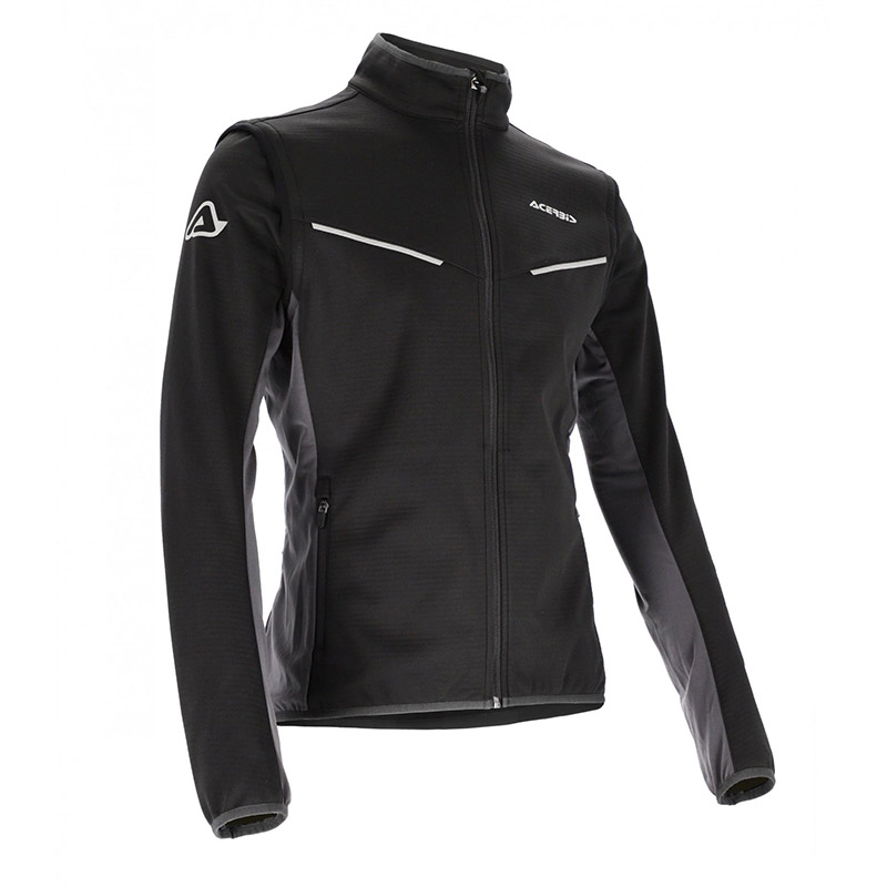 Giacca Acerbis Track Softshell nero grigio