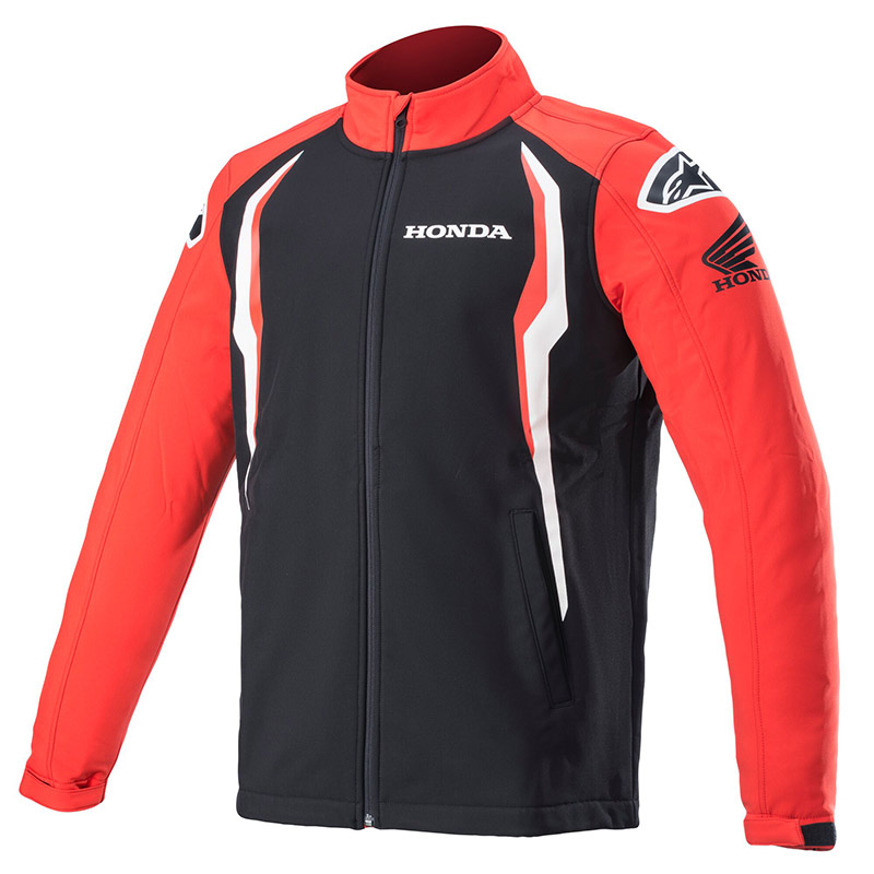 Giacca Alpinestars Honda Softshell rosso nero