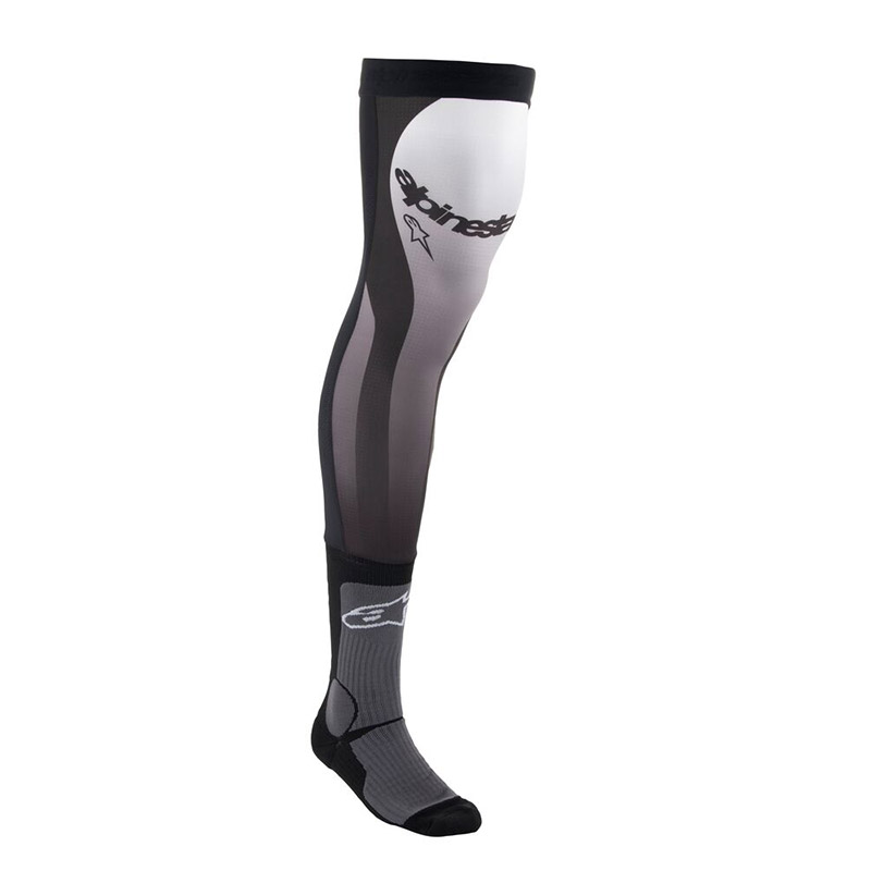 Calze Alpinestars Knee Brace nero bianco