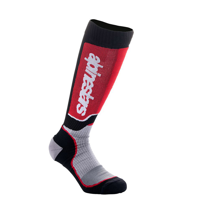 Calze Alpinestars Youth Mx Plus grigio rosso