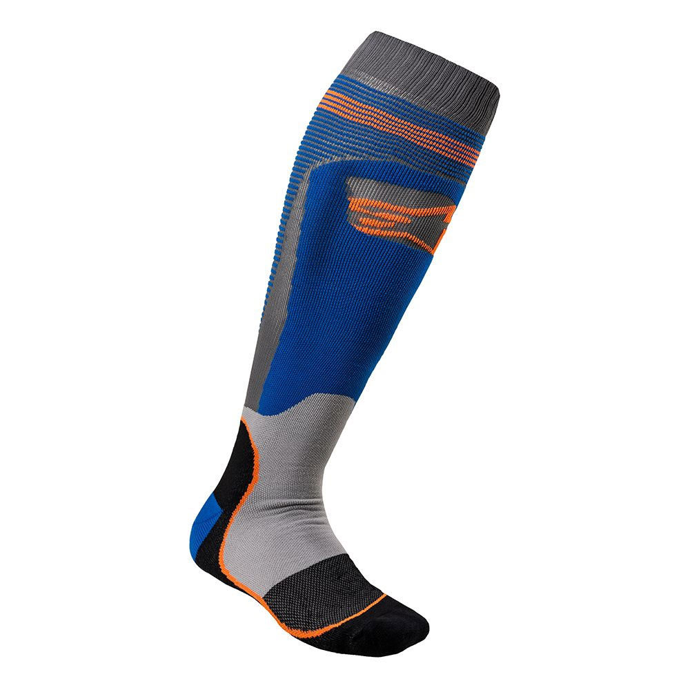 Calze Alpinestars Mx Plus 1 blu arancio