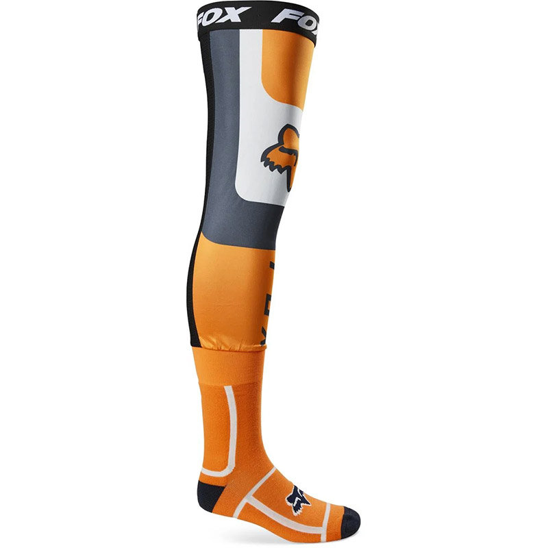 Calze Fox Flexair Knee Brace arancio fluo