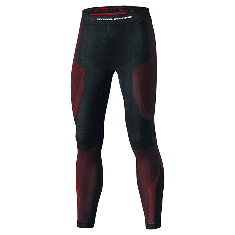 Pantaloni Held 3D Skin Warm nero rosso