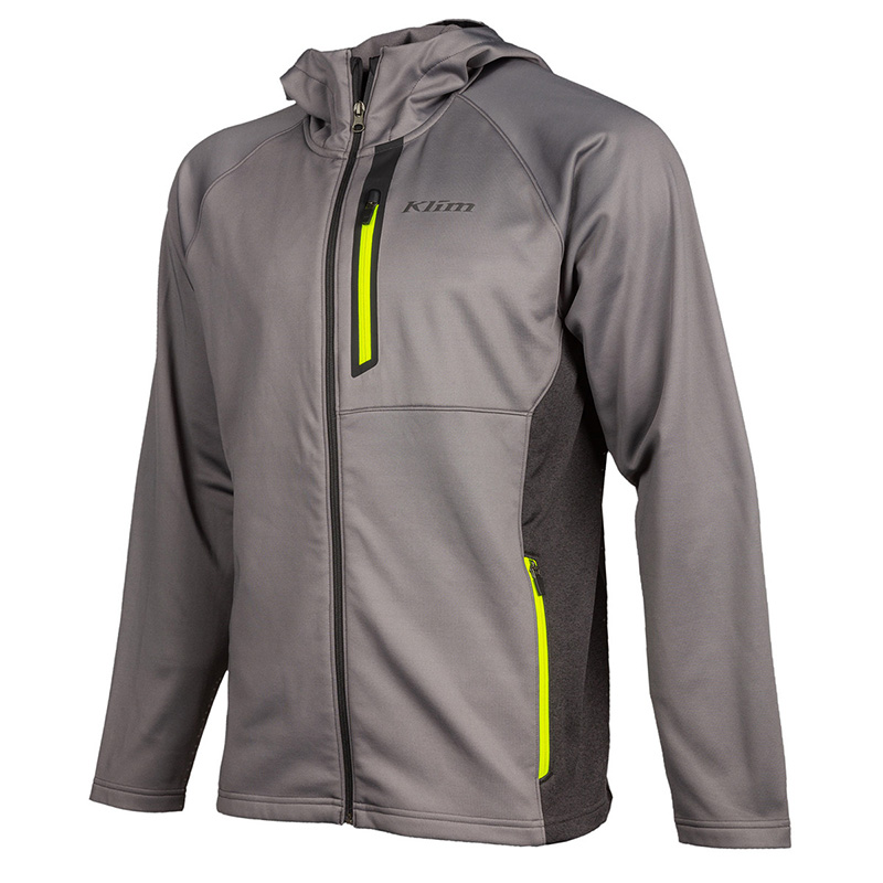 Maglia Klim Alpha Hoodie grigio giallo