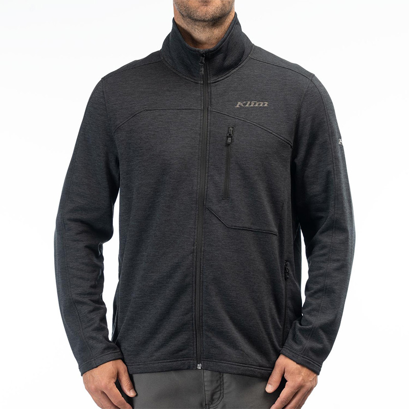 Giacca Klim Echo Wool Fleece nero