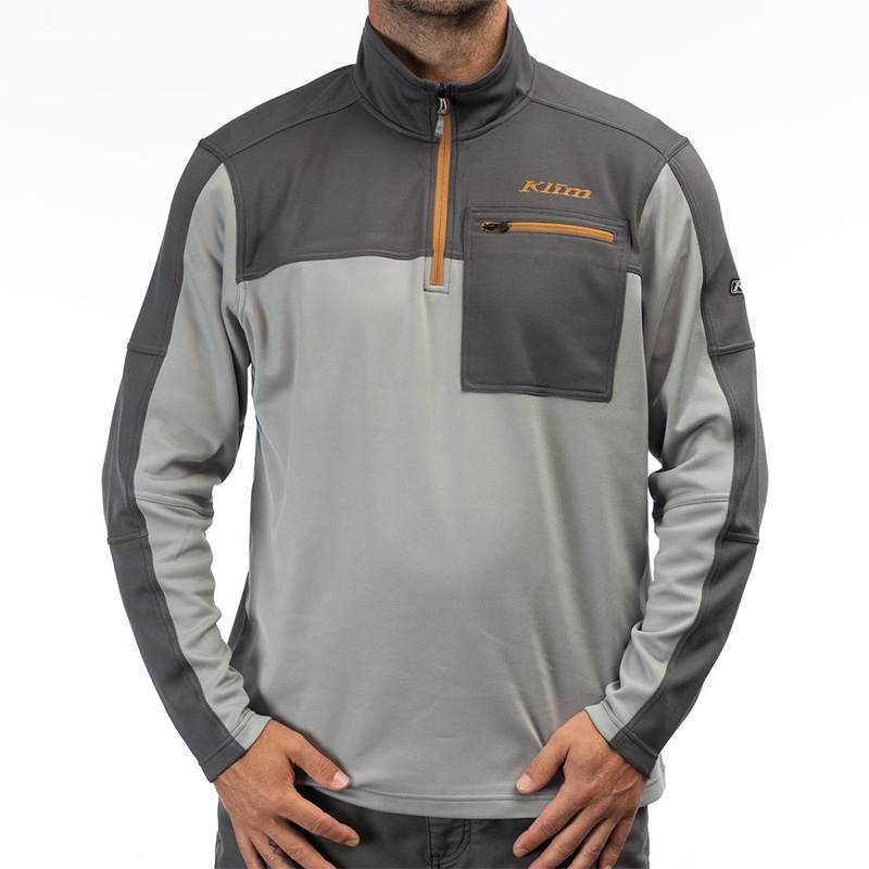 Maglia Klim Glacier 1/4 Zip asphalt