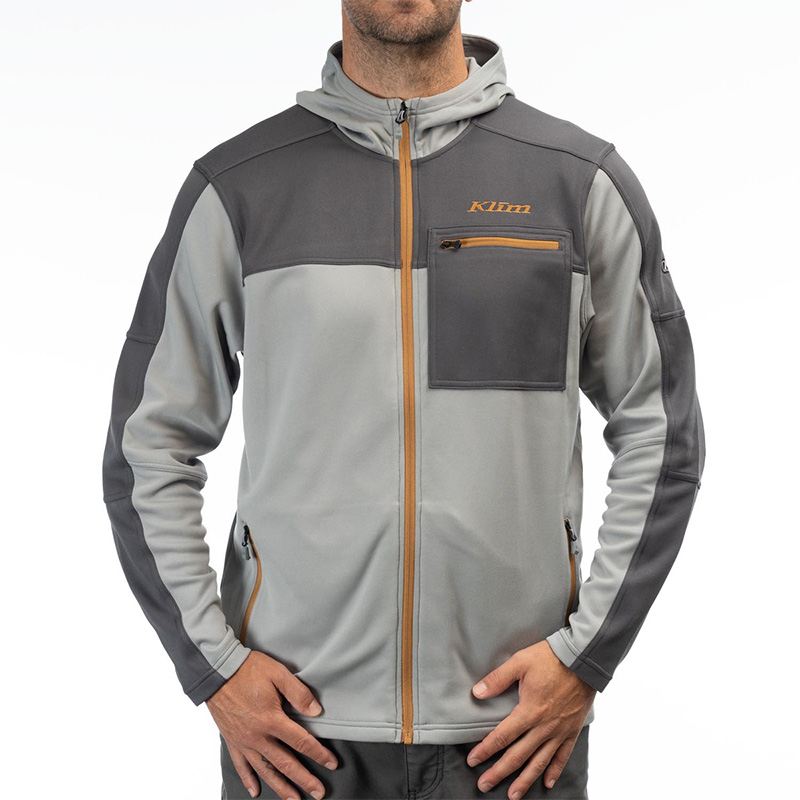 Felpa Klim Glacier Hoodie asphalt