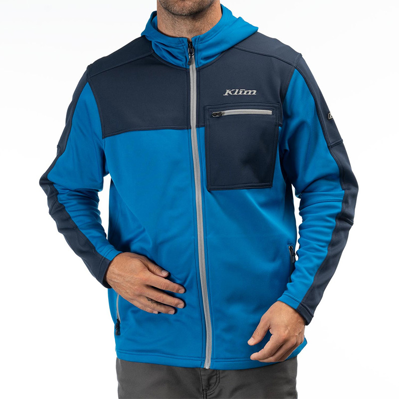 Felpa Klim Glacier Hoodie blu