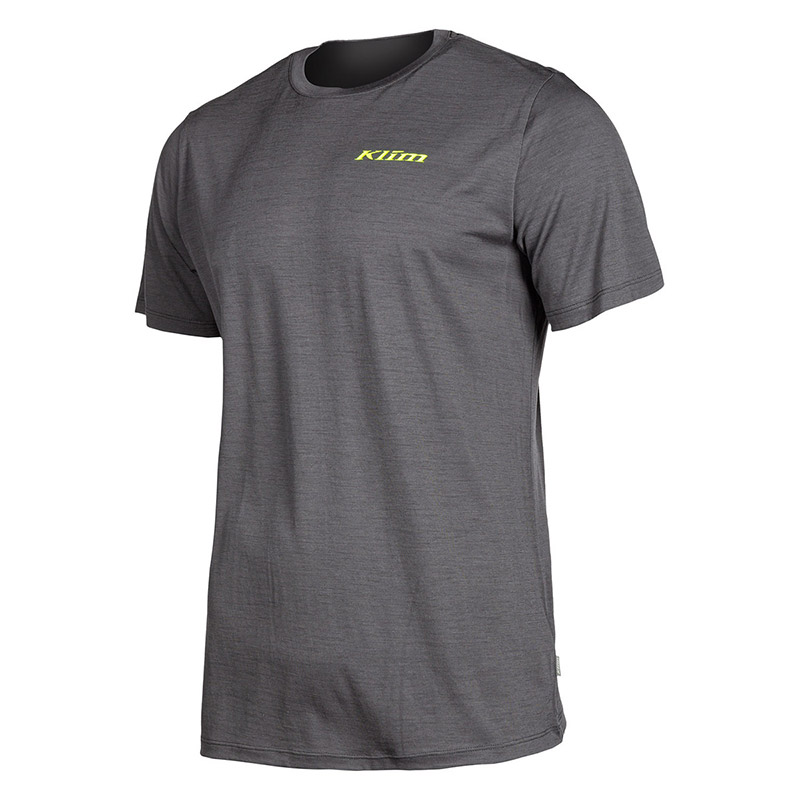 Chemise Klim Teton Merino Wool SS asphalt