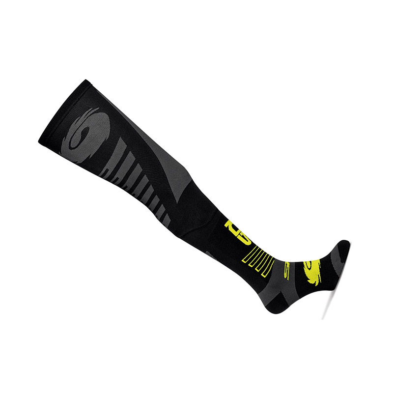Sidi Extra Long Offroad Socken schwarz gelb fluo