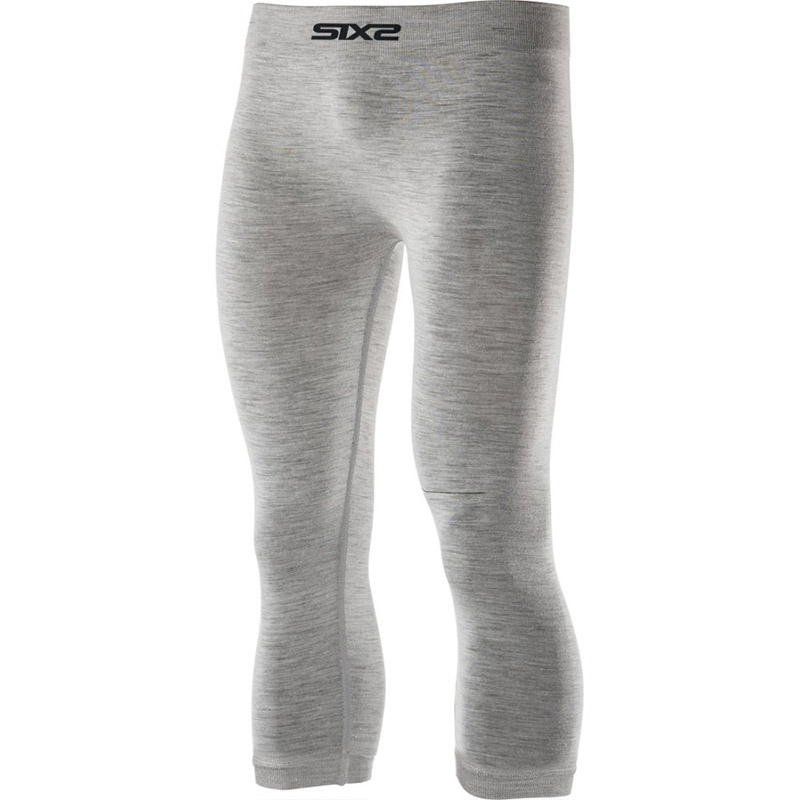Six2 Pnx 3/4 Merinos Pants Wool Grey