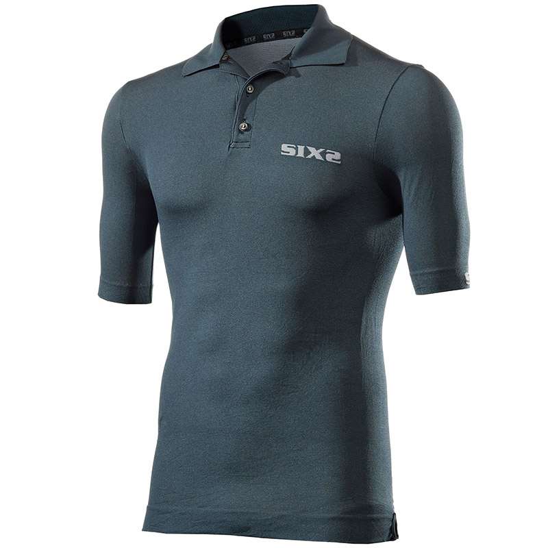 Maglia SIX2 Polo petrolio