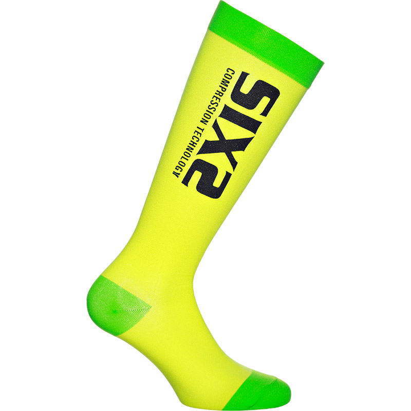 Calze SIX2 Recovery giallo verde