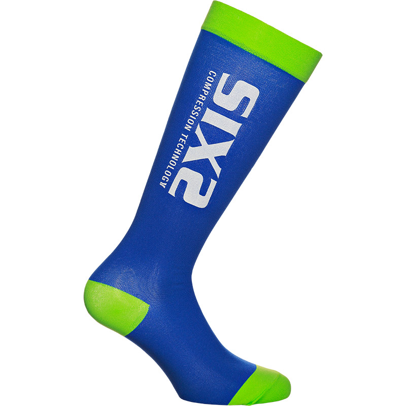 Calze SIX2 Recovery verde blu