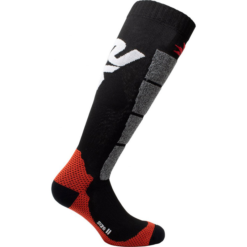 SIX2 Speed2 Socken schwarz rot