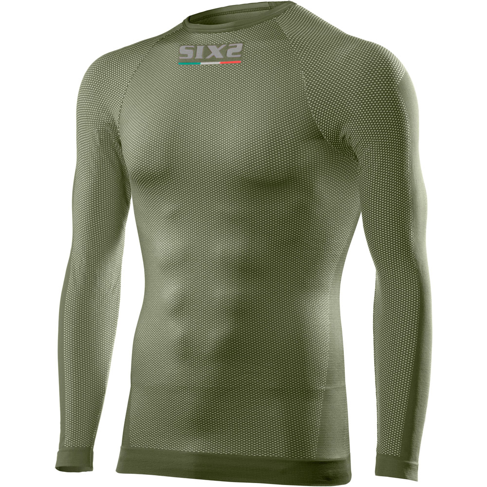 Girocollo Maniche lunghe Six2 TS2 4stagioni army