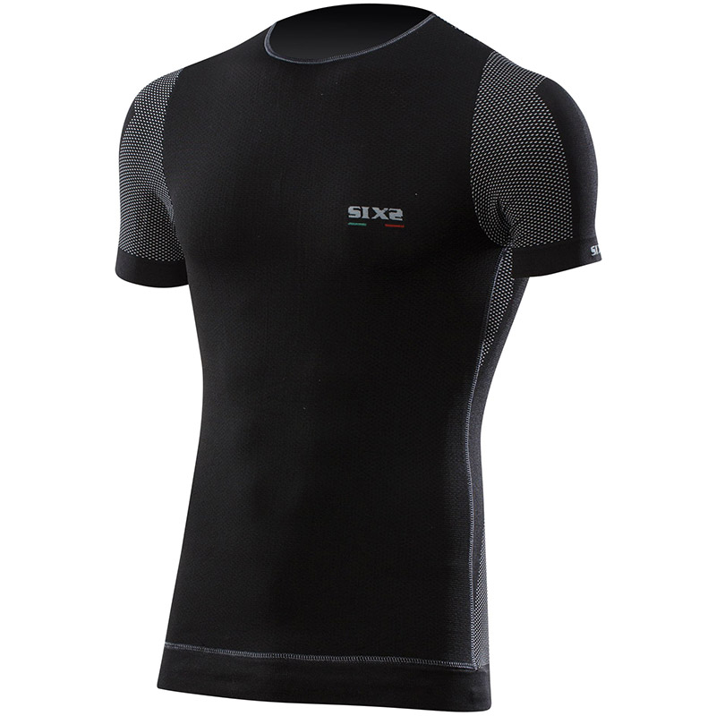 Maglia Maniche Corte SIX2 TS7 Windshell nero