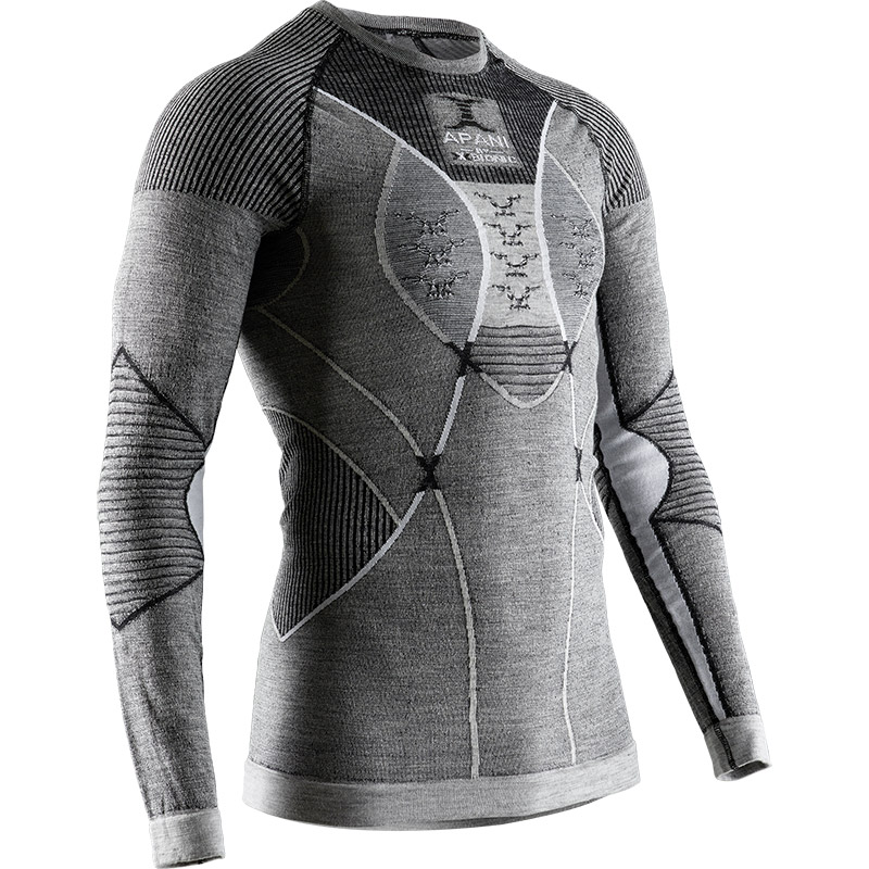 Maglia X-Bionic Apani 4.0 Merino grigio