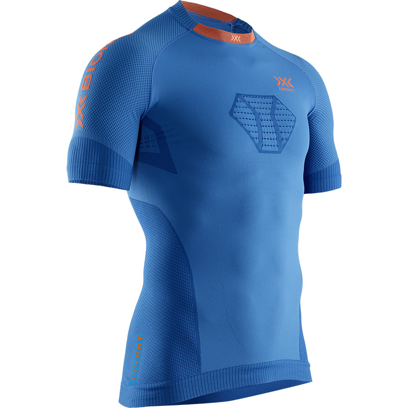 Maglia X-Bionic Invent Run 4.0 Speed blu