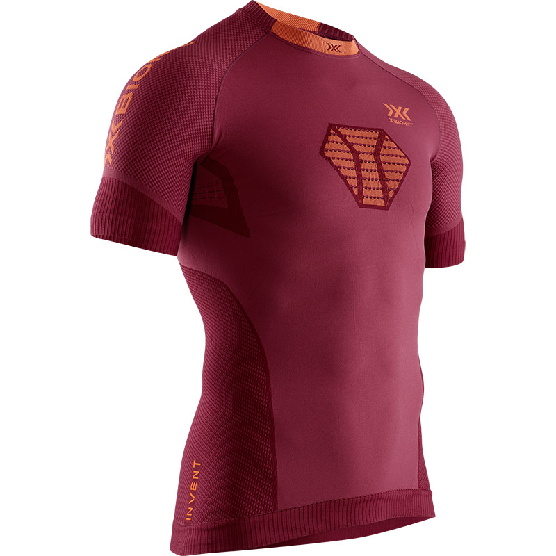 Maglia X-Bionic Invent Run 4.0 Speed rosso