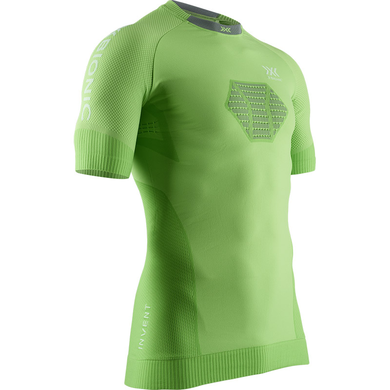 Maglia X-Bionic Invent Run 4.0 Speed verde