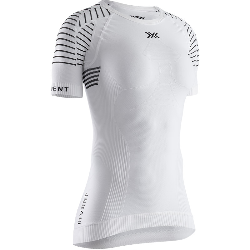 Shirt Femme X-Bionic Invent Sport 4.0 R-Neck blanc