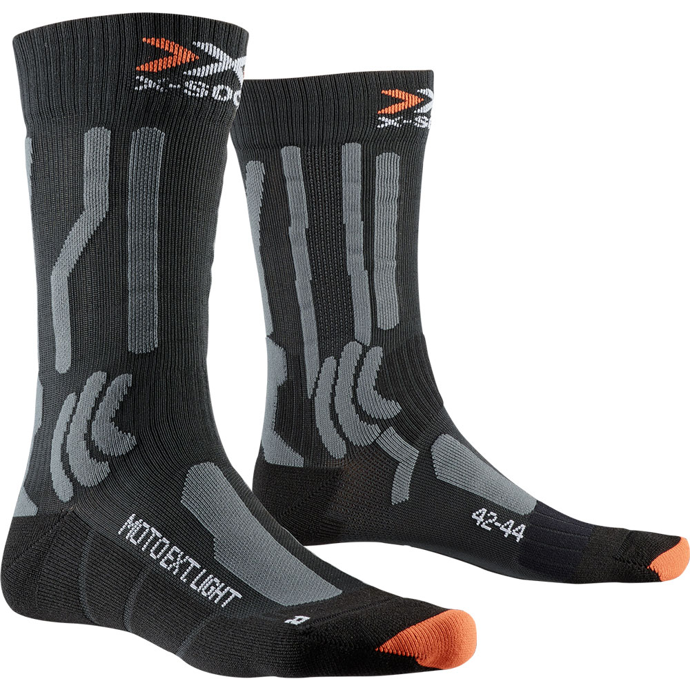 Chaussettes X Bionic Moto Extreme Light noires Sous Vetements XS MS02S19U B010 MotoStorm